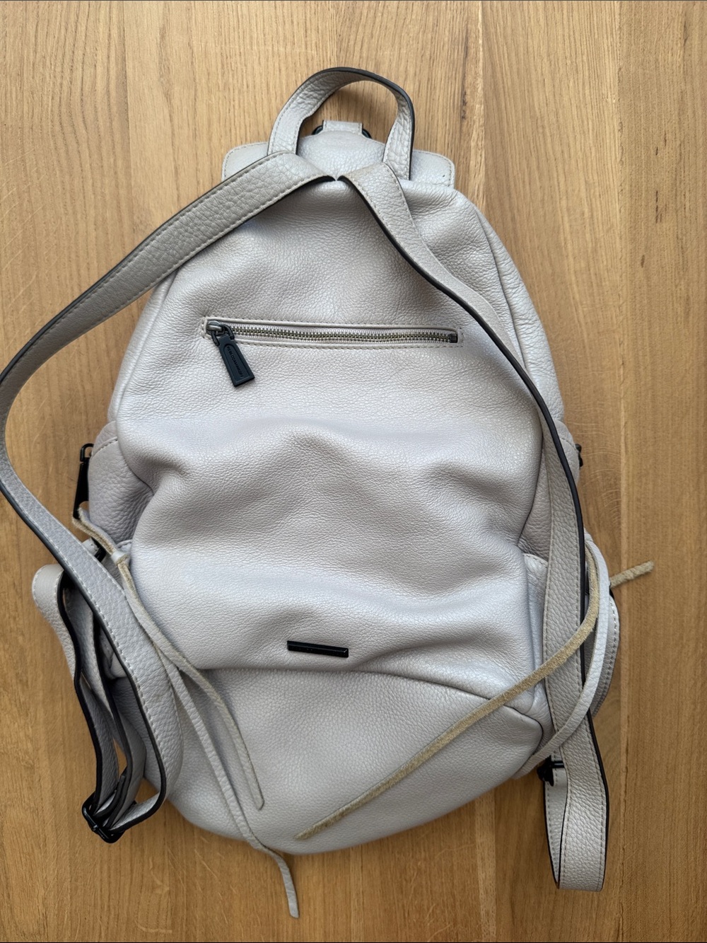 Rebecca Minkoff Taupe Leather Backpack - Picture 6 of 11